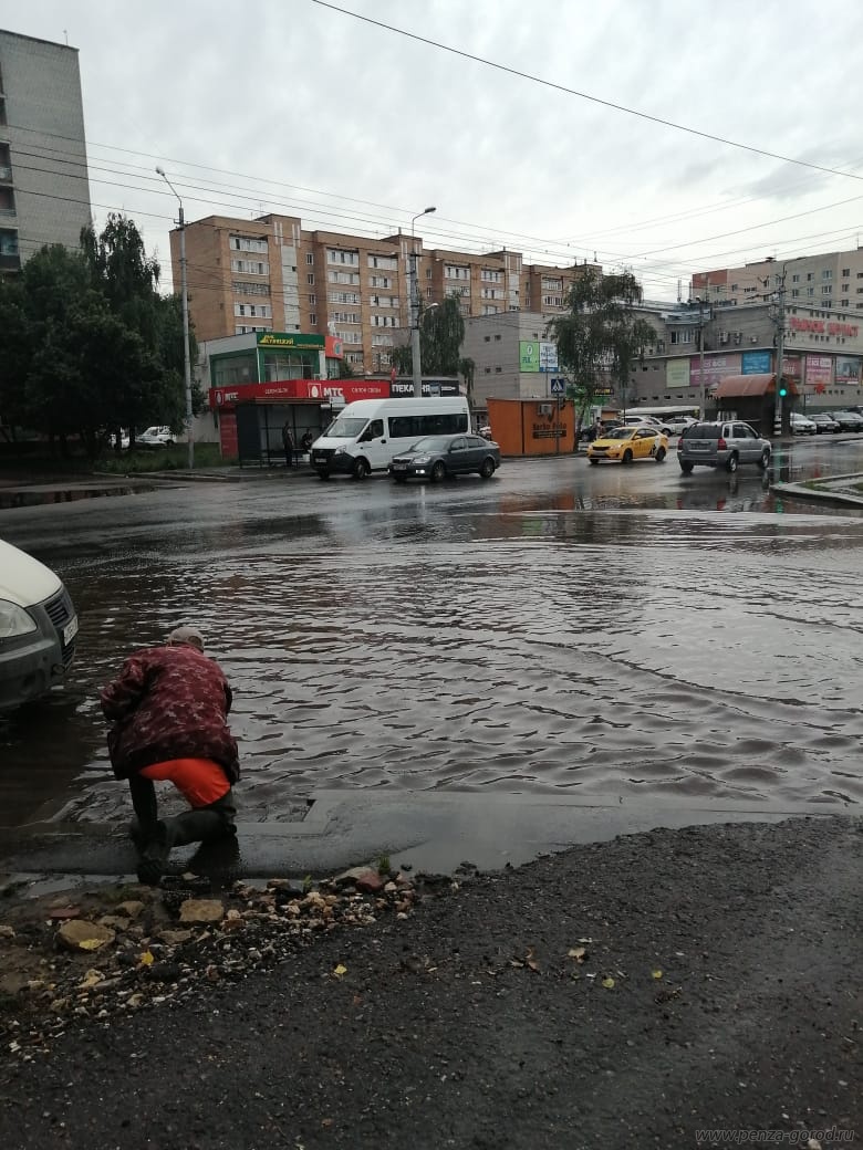 Пензу залило водой / ЖКХ / «Наша Пенза» - одно из старейших изданий  Сурского края